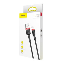 Baseus Lightning Cafule Cable 1.5A 2m Red + Black (CALKLF-C19) Baseus Lightning Cafule Cable 1.5A 2m Red + Black (CALKLF-C19)