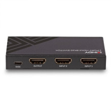 LINDY 2 prievadų HDMI 8K60 jungiklis LINDY 2 prievadų HDMI 8K60 jungiklis