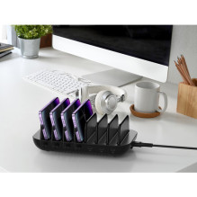 CONCEPTRONIC lādētājs 7 porti 7xUSB-C 160WPD3.0 Black CONCEPTRONIC lādētājs 7 porti 7xUSB-C 160WPD3.0 Black