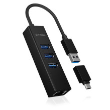 Hub IcyBox 4-portu USB 3.0...