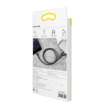 Baseus Lightning Cafule Cable 2.4A 1m Gray + Black (CALKLF-BG1) Baseus Lightning Cafule Cable 2.4A 1m Gray + Black (CALKLF-BG1)