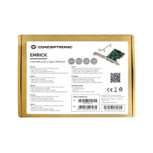 CONCEPTRONIC 4xPCIe2.0 žemėlapis 2xUSB-C3.2 Gen2 10Gbps CONCEPTRONIC 4xPCIe2.0 žemėlapis 2xUSB-C3.2 Gen2 10Gbps