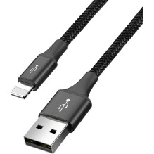 Kabelis Baseus cable USB 4in1 Lightning / 2x USB Type C / micro USB cable in nylon braid 3.5A 1.2m black (CA1T4-B01) Bla Kabelis Baseus cable USB 4in1 Lightning / 2x USB Type C / micro USB cable in nylon braid 3.5A 1.2m black (CA1T4-B01) Bla