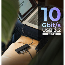 Hub 4-portu IcyBox USB 3.2 IB-Hub1436-CPD