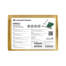 CONCEPTRONIC 4xPCIe3.0 card USB-C / -A3.2 Gen2 10Gbps