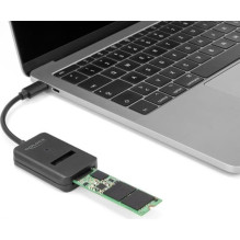Dokstacija Delock - saskarnes adapteris - M.2 - M.2 karte (PCIe NVMe un SATA) - USB-C 3.2 (Gen 2) - Black Dokstacija Delock - saskarnes adapteris - M.2 - M.2 karte (PCIe NVMe un SATA) - USB-C 3.2 (Gen 2) - Black