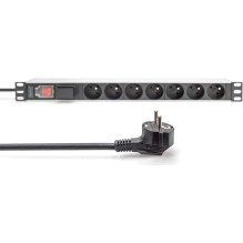 DIGITUS PDU 1U 7xCEE7 / 5 FR-izvadi 230V / 16A Black