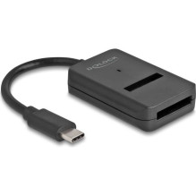 Dokstacija Delock - saskarnes adapteris - M.2 - M.2 karte (PCIe NVMe un SATA) - USB-C 3.2 (Gen 2) - Black Dokstacija Delock - saskarnes adapteris - M.2 - M.2 karte (PCIe NVMe un SATA) - USB-C 3.2 (Gen 2) - Black