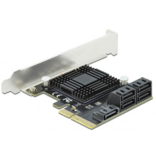 Kontrolieris Delock PCIe 3.0 x4 - 5x SATA III (90498) Kontrolieris Delock PCIe 3.0 x4 - 5x SATA III (90498)