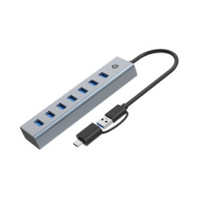 USB centrmezgls Conceptronic Conceptronic HUBBIES21GP USB 3.2 Gen 1 (3.1 Gen 1) Type-A 5000 Mbit / s Grey USB centrmezgls Conceptronic Conceptronic HUBBIES21GP USB 3.2 Gen 1 (3.1 Gen 1) Type-A 5000 Mbit / s Grey