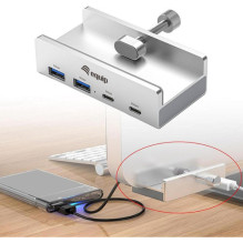 Equip 4-portu USB-A3.2 sadalītājs- 2xUSB-C / 2xUSB-A 5Gbps