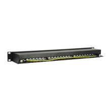 Equip 19" savienojumu panelis 24xRJ45 Cat5e FTP 1U 100MHz RAL9005 Equip 19" savienojumu panelis 24xRJ45 Cat5e FTP 1U 100MHz RAL9005