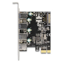 Delock PCI Express plokštė 4 x išoriniai USB 3.0 prievadai Delock PCI Express plokštė 4 x išoriniai USB 3.0 prievadai