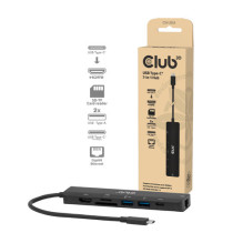 Club3D USB-C 7in1 šakotuvas HDMI / 2xUSB / USB-C / LAN 4K60Hz PD100W mažmeninei prekybai Club3D USB-C 7in1 šakotuvas HDMI / 2xUSB / USB-C / LAN 4K60Hz PD100W mažmeninei prekybai