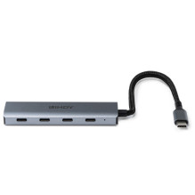 LINDY 4 prievadų USB 3.2 Gen 2 Tipas C šakotuvas LINDY 4 prievadų USB 3.2 Gen 2 Tipas C šakotuvas