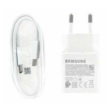 Samsung ceļojumu lādētājs 15W EP-T1510X ar Type-C uz Type-C kabeli (1m) White EU (EP-T1510XWEGEU) Samsung ceļojumu lādētājs 15W EP-T1510X ar Type-C uz Type-C kabeli (1m) White EU (EP-T1510XWEGEU)