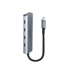 LINDY 4 prievadų USB 3.2 Gen 2 Tipas C šakotuvas LINDY 4 prievadų USB 3.2 Gen 2 Tipas C šakotuvas