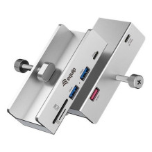 Equip 5 prievadų USB-A3.2 šakotuvas su 2x USB-A / SD / TF / USB-C 5Gbps Equip 5 prievadų USB-A3.2 šakotuvas su 2x USB-A / SD / TF / USB-C 5Gbps