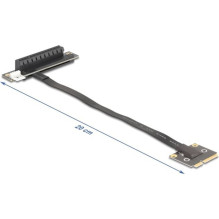 DELOCK Adapter Mini PCIe plug to PCIe 3.0 x8 slot 90° DELOCK Adapter Mini PCIe plug to PCIe 3.0 x8 slot 90°