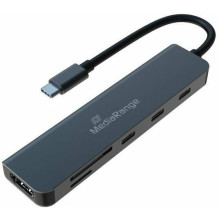 MediaRange USB-C 6-in-1...