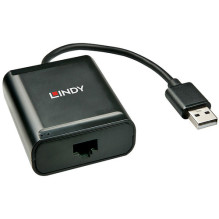 USB adapteris Lindy USB-A - USB-A Black (42679)