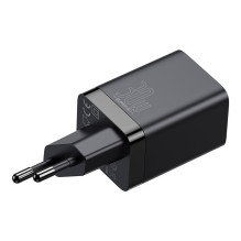 Baseus kelioninis įkroviklis Super Si Pro mini greitasis įkroviklis, C+U, PD 3.0, QC 3.0 30W EU Black (CCSUPP-E01) Baseus kelioninis įkroviklis Super Si Pro mini greitasis įkroviklis, C+U, PD 3.0, QC 3.0 30W EU Black (CCSUPP-E01)