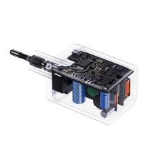 Baseus kelioninis įkroviklis Super Si Pro mini greitasis įkroviklis, C+U, PD 3.0, QC 3.0 30W EU Black (CCSUPP-E01) Baseus kelioninis įkroviklis Super Si Pro mini greitasis įkroviklis, C+U, PD 3.0, QC 3.0 30W EU Black (CCSUPP-E01)