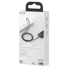 Baseus Lightning kabelis Tungsten serija 2.4A, 1m Black (CALWJ-01) Baseus Lightning kabelis Tungsten serija 2.4A, 1m Black (CALWJ-01)