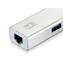 LevelOne adapteris GigaBit USB-A3.0- RJ45+3xUSB-A3.0 1Gbps LevelOne adapteris GigaBit USB-A3.0- RJ45+3xUSB-A3.0 1Gbps
