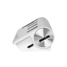LogiLink USB 3.0 šakotuvas su 3 sidabrinės spalvos prievadais ir kortelių skaitytuvu LogiLink USB 3.0 šakotuvas su 3 sidabrinės spalvos prievadais ir kortelių skaitytuvu