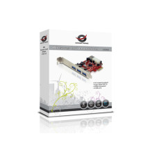 CONCEPTRONIC PCIe1x Card 3xUSB-A External / 1xUSB-A Internal 5Gbps CONCEPTRONIC PCIe1x Card 3xUSB-A External / 1xUSB-A Internal 5Gbps