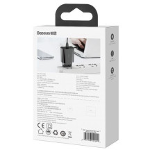 Adapteris Baseus Baseus Speed Mini Quick Charger, USB-C, PD, 3A, 20W (black) Adapteris Baseus Baseus Speed Mini Quick Charger, USB-C, PD, 3A, 20W (black)