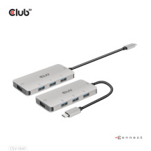 Club3D USB šakotuvas USB 3.1 C tipo 4x USB 3.1 A tipo 10Gbps mažmeninėje prekyboje Club3D USB šakotuvas USB 3.1 C tipo 4x USB 3.1 A tipo 10Gbps mažmeninėje prekyboje