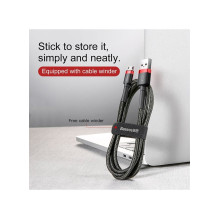 Baseus Micro USB Cafule Cable 2.4A 1m Red + Black (CAMKLF-B91) Baseus Micro USB Cafule Cable 2.4A 1m Red + Black (CAMKLF-B91)