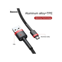 Baseus Micro USB Cafule Cable 2.4A 1m Red + Black (CAMKLF-B91) Baseus Micro USB Cafule Cable 2.4A 1m Red + Black (CAMKLF-B91)