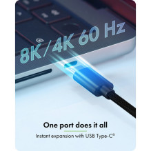ICY BOX IB-AD1030-C USB 3.2 Gen 2 (3.1 Gen 2) Type-C centrmezgls un koncentrators 10000 Mbit / s Black