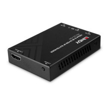 Sistēmas AV signāla pārraides adapteris Lindy HDMI un IR pārraidītājs pārņēmējam Sistēmas AV signāla pārraides adapteris Lindy HDMI un IR pārraidītājs pārņēmējam