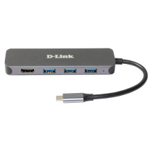 USB-C šakotuvas D-Link DUB-2333 5-in-1 su HDMI / USB-PD mažmeninėje prekyboje USB-C šakotuvas D-Link DUB-2333 5-in-1 su HDMI / USB-PD mažmeninėje prekyboje