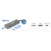 USB-C hub D-Link DUB-2333 5-in-1 with HDMI / USB-PD in retail