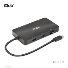 USB hub Club 3D Club3D USB-7-in1-HUB USB-C 2xDP / 2xUSB / 2xUSB-C / RJ45 100W retail