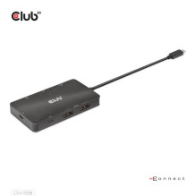 USB hub Club 3D Club3D USB-7-in1-HUB USB-C 2xDP / 2xUSB / 2xUSB-C / RJ45 100W retail