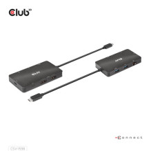 USB hub Club 3D Club3D USB-7-in1-HUB USB-C 2xDP / 2xUSB / 2xUSB-C / RJ45 100W retail