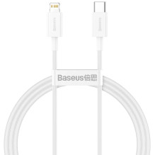 Baseus Type-C - Lightning Superior Series fast charging data cable PD 20W 1m White (CATLYS-A02) Baseus Type-C - Lightning Superior Series fast charging data cable PD 20W 1m White (CATLYS-A02)