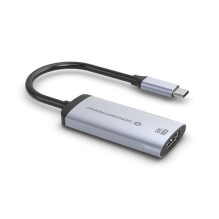 CONCEPTRONIC USB-C3.2 uz HDMI2.1 8K / 60Hz adapteris 0.15m gray CONCEPTRONIC USB-C3.2 uz HDMI2.1 8K / 60Hz adapteris 0.15m gray