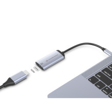 CONCEPTRONIC USB-C3.2 į HDMI2.1 8K / 60Hz adapteris 0.15m pilkas