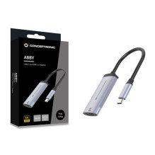 CONCEPTRONIC USB-C3.2 į HDMI2.1 8K / 60Hz adapteris 0.15m pilkas