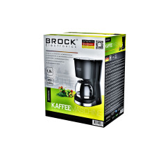 Brock CM 1501 SS Coffe Maker Capacity 1,5L 915-1080W, Black