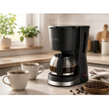 Brock CM 1501 SS Coffe Maker Capacity 1,5L 915-1080W, Black