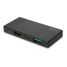 LINDY DST-Micro USB C tipo 4K Micro prijungimo stotelė LINDY DST-Micro USB C tipo 4K Micro prijungimo stotelė