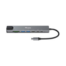 Perėjimo adapteris USB-C prie HDMI / GbE / 2xUSB-A / + 4K / 30Hz 0.25m Alu. Perėjimo adapteris USB-C prie HDMI / GbE / 2xUSB-A / + 4K / 30Hz 0.25m Alu.